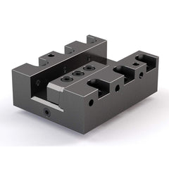 Global CNC Industries - Turret & VDI Tool Holders; Type: Mori OD Facing Block ; Clamping System: 115mm X 110mm ; Tool Axis: OD ; Through Coolant: No ; Outside Diameter (Decimal Inch): 1.2500 ; Additional Information: 4 Mounting Holes - Exact Tooling