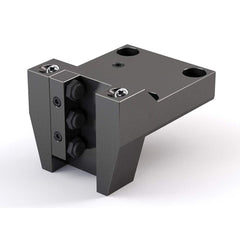 Global CNC Industries - Turret & VDI Tool Holders; Type: Mazak OD Turning Block ; Clamping System: 94mm X 84mm ; Tool Axis: OD ; Through Coolant: No ; Outside Diameter (Decimal Inch): 1.2500 ; Additional Information: 4 Mounting Holes - Exact Tooling