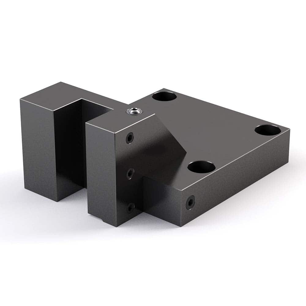 Global CNC Industries - Turret & VDI Tool Holders; Type: Mazak OD Turning Block ; Clamping System: 134mm X 108mm ; Tool Axis: OD ; Through Coolant: No ; Outside Diameter (Decimal Inch): 1.5000 ; Additional Information: 4 Mounting Holes - Exact Tooling
