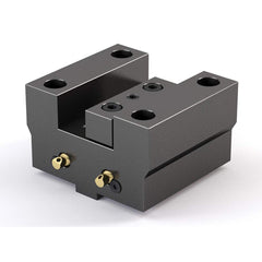 Global CNC Industries - Turret & VDI Tool Holders; Type: Okuma Howa OD Facing Block ; Clamping System: 100mm X 90mm ; Tool Axis: OD ; Through Coolant: No ; Outside Diameter (Decimal Inch): 1.2500 ; Additional Information: 4 Mounting Holes - Exact Tooling