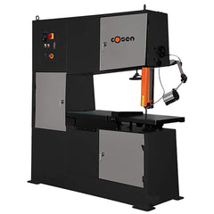 Cosen - Vertical Bandsaws; Drive Type: Variable Frequency ; Throat Capacity (Decimal Inch): 36.0000 ; Height Capacity (Inch): 13 ; Phase: 3 ; Blade Width (Inch): 1-1/4 ; Blade Speeds (SFPM): 100 - Exact Tooling