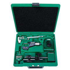 Insize USA LLC - Machinist Caliper & Micrometer Tool Kits; Tool Type Included: Caliper & Micrometer ; Minimum Caliper Measurement (mm): 0.00 ; Minimum Caliper Measurement (Inch): 0 ; Maximum Caliper Measurement (mm): 150.00 ; Maximum Caliper Measurement - Exact Tooling