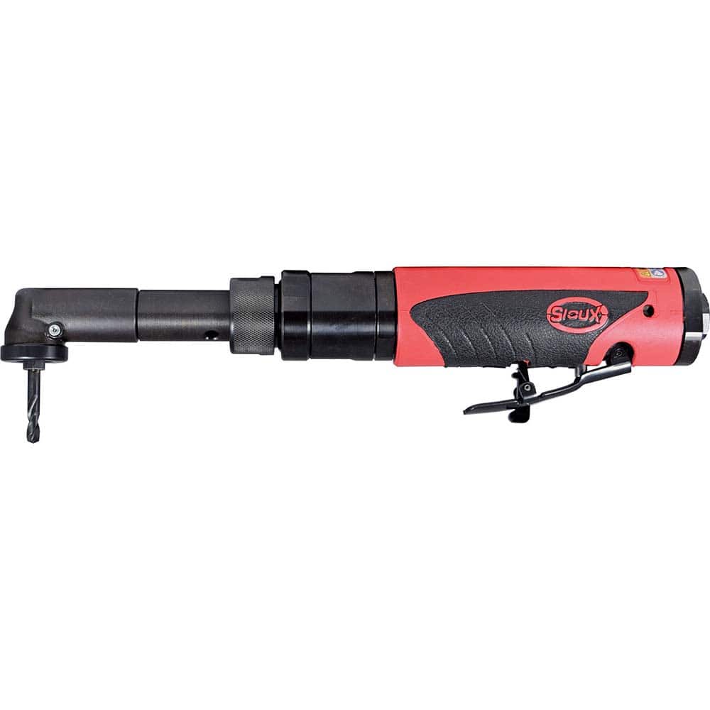 Sioux Tools - Air Drills; Chuck Size: 1/4-28 ; Chuck Type: Threaded ; Handle Type: Rubber Grip ; Horsepower: 0.4000 ; Reversible: No ; Speed (RPM): 800.00 - Exact Tooling