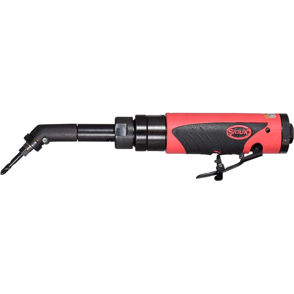 Sioux Tools - Air Drills; Chuck Size: 1/4-28 ; Chuck Type: Threaded ; Handle Type: Rubber Grip ; Horsepower: 0.4000 ; Reversible: No ; Speed (RPM): 800.00 - Exact Tooling