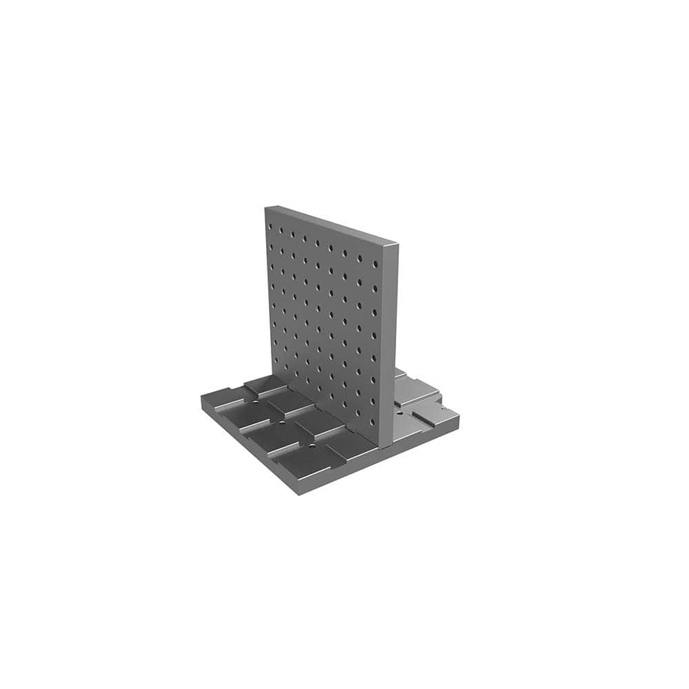Phillips Precision - CMM Accessories; Accessory Type: Hold Down Clamp ; For Use With: CMM ; Material: Aluminum ; Thread Size: M6 ; Includes: Base Plate, Verticle Plate and 2 Flat Head Screws ; Series: Loc-N-Load? - Exact Tooling