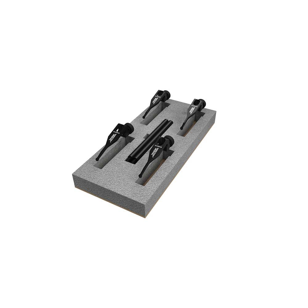 Phillips Precision - CMM Accessories; Accessory Type: Hold Down Clamp ; For Use With: All Types ; Material: Aluminum ; Thread Size: 1/4 -20 ; Includes: Shafts & Clamps ; Series: Inspection Arsenal? - Exact Tooling