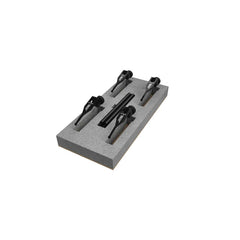 Phillips Precision - CMM Accessories; Accessory Type: Hold Down Clamp ; For Use With: All Types ; Material: Aluminum ; Thread Size: 1/4 -20 ; Includes: Shafts & Clamps ; Series: Inspection Arsenal? - Exact Tooling
