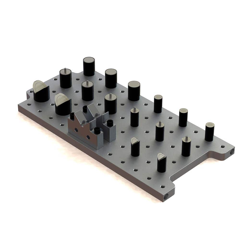 Phillips Precision - CMM Accessories; Accessory Type: Magenetic Standoff ; For Use With: All Types ; Material: Aluminum ; Thread Size: M6 ; Includes: Restpads & Stand-offs ; Series: Inspection Arsenal? - Exact Tooling