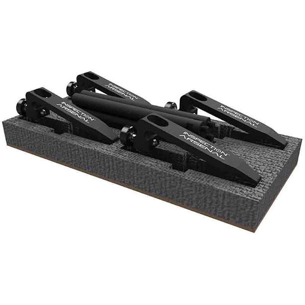 Phillips Precision - CMM Accessories; Accessory Type: Hold Down Clamp ; For Use With: All Types ; Material: Aluminum ; Thread Size: 1/4-20 ; Includes: Shafts & Clamps ; Series: Inspection Arsenal? - Exact Tooling