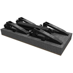 Phillips Precision - CMM Accessories; Accessory Type: Hold Down Clamp ; For Use With: All Types ; Material: Aluminum ; Thread Size: M6 ; Includes: Shafts & Clamps ; Series: Inspection Arsenal? - Exact Tooling