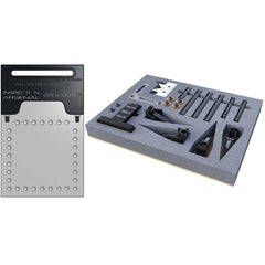 Phillips Precision - CMM Fixtures; Type: Vision Work Holding ; Plate Design: Magnetically Interlocking ; Material: Polycarbonate ; Thread Size: 1/4-20 ; Series: Open-Sight(TM) ; For Use With: Vision Inspection - Exact Tooling