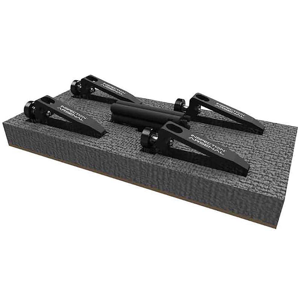 Phillips Precision - CMM Accessories; Accessory Type: Hold Down Clamp ; For Use With: All Types ; Material: Aluminum ; Thread Size: M6 ; Includes: Shafts & Clamps ; Series: Inspection Arsenal? - Exact Tooling