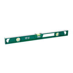 Insize USA LLC - Box Beam, I-Beam & Torpedo Levels; Level Type: Box Beam ; Number of Vials: 3 ; Material: Die Casting Aluminum; Alloy Frame ; Length (Inch): 24 ; Magnetic or Nonmagnetic: Nonmagnetic ; Width (Decimal Inch): 1.1810 - Exact Tooling