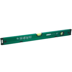 Insize USA LLC - Box Beam, I-Beam & Torpedo Levels; Level Type: Box Beam ; Number of Vials: 2 ; Material: Aluminum ; Length (Inch): 32 ; Magnetic or Nonmagnetic: Magnetic ; Width (Decimal Inch): 0.7870 - Exact Tooling