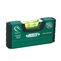 Insize USA LLC - Tubular & Pocket Levels; Mounting Type: Portable ; Mounting Direction: Horizontal ; Length (mm): 100.00 ; Length (Inch): 4 ; Length (Decimal Inch): 4 ; Housing Material: Aluminum - Exact Tooling