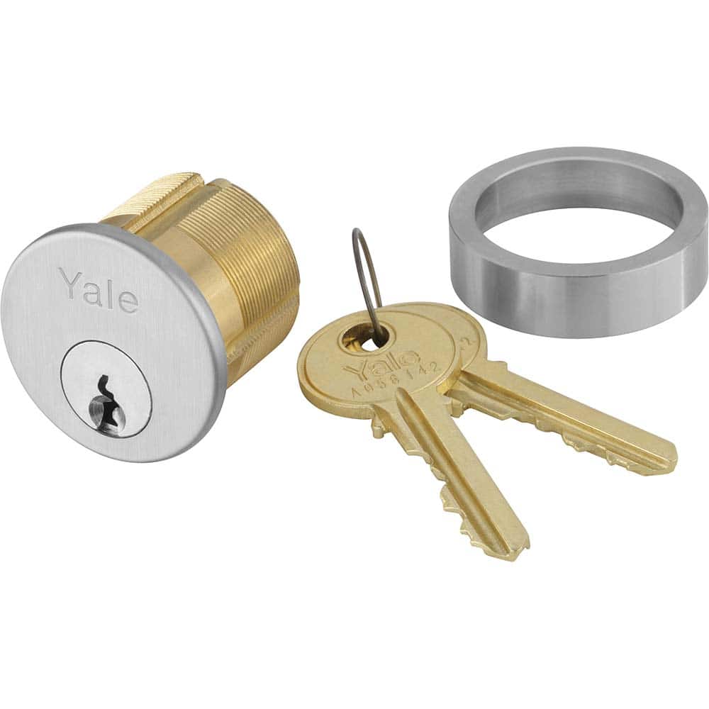 Yale - Cylinders; Keying: Schlage C ; Number of Pins: 6 ; Finish/Coating: Satin Chrome - Exact Tooling