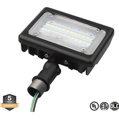 Metro LED - Floodlight Fixtures; Mounting Type: Knuckle/Stake Mount ; Housing Color: Dark Bronze ; Housing Material: Aluminum Alloy/Stainless Steel ; Lamp Type: Integrated LED ; Wattage: 15 - Exact Tooling