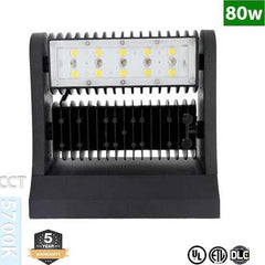 Metro LED - Wall Pack Light Fixtures; Lamp Type: Integrated LED ; Wattage: 80 ; Voltage: 100-277 V ; Housing Material: Aluminum Alloy/Stainless Steel - Exact Tooling