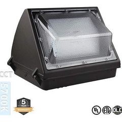 Metro LED - Wall Pack Light Fixtures; Lamp Type: Integrated LED ; Wattage: 40 ; Voltage: 100-277 V ; Housing Material: Aluminum Alloy/Stainless Steel - Exact Tooling