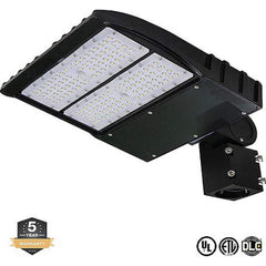 Metro LED - Parking Lot & Roadway Lights; Fixture Type: Roadway Light ; Lamp Type: LED ; Lens Material: Polycarbonate ; Lamp Base Type: Integrated LED ; Mounting Type: Slipfitter ; Voltage: 100-277 V - Exact Tooling