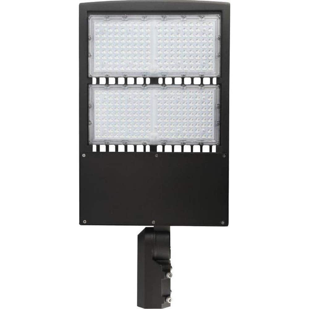 Metro LED - Parking Lot & Roadway Lights; Fixture Type: Roadway Light ; Lamp Type: LED ; Lens Material: Polycarbonate ; Lamp Base Type: Integrated LED ; Mounting Type: Slipfitter ; Voltage: 277/480 V - Exact Tooling