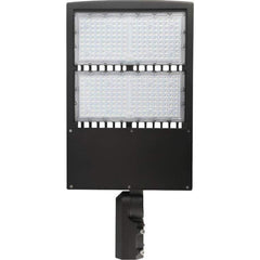 Metro LED - Parking Lot & Roadway Lights; Fixture Type: Roadway Light ; Lamp Type: LED ; Lens Material: Polycarbonate ; Lamp Base Type: Integrated LED ; Mounting Type: Slipfitter ; Voltage: 277/480 V - Exact Tooling