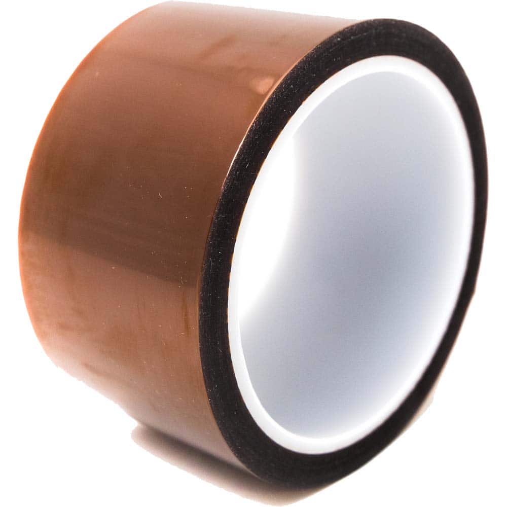 Bertech - Film Tape; Material Type: Polyimide ; Thickness (mil): 2.5000 ; Color: Amber ; Adhesive Material: Silicone ; Width (Inch): 1.97 ; Width (mm): 50.00 - Exact Tooling