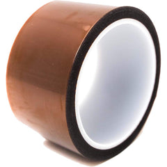 Bertech - Film Tape; Material Type: Polyimide ; Thickness (mil): 3.5000 ; Color: Amber ; Adhesive Material: Silicone ; Width (Inch): 0.98 ; Width (mm): 25.00 - Exact Tooling