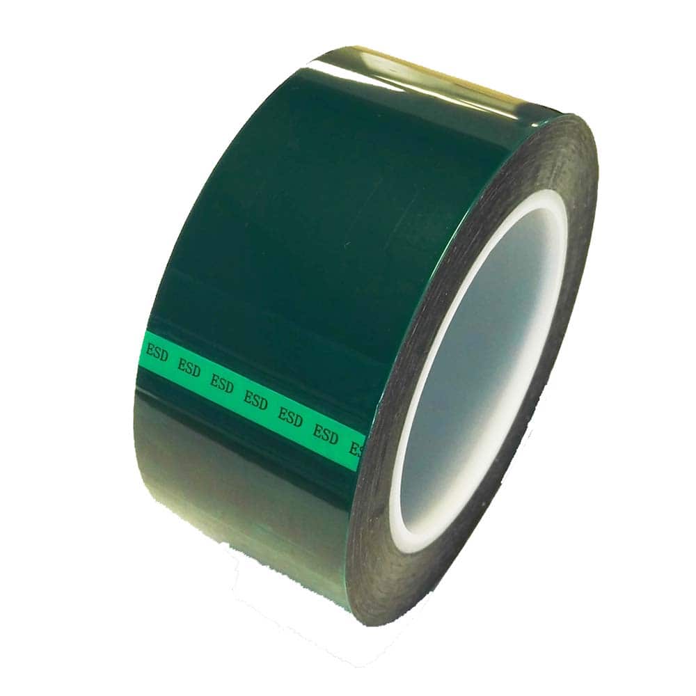 Bertech - Anti-Static Equipment Accessories; Type: ESD Polyester Tape ; Backing Material: Polyester (Film) ; Series: ESDGPT ; Tape Width (Inch): 0.81 ; Tape Length (Feet): 216.00 ; Tape Length (yd): 72.00 - Exact Tooling