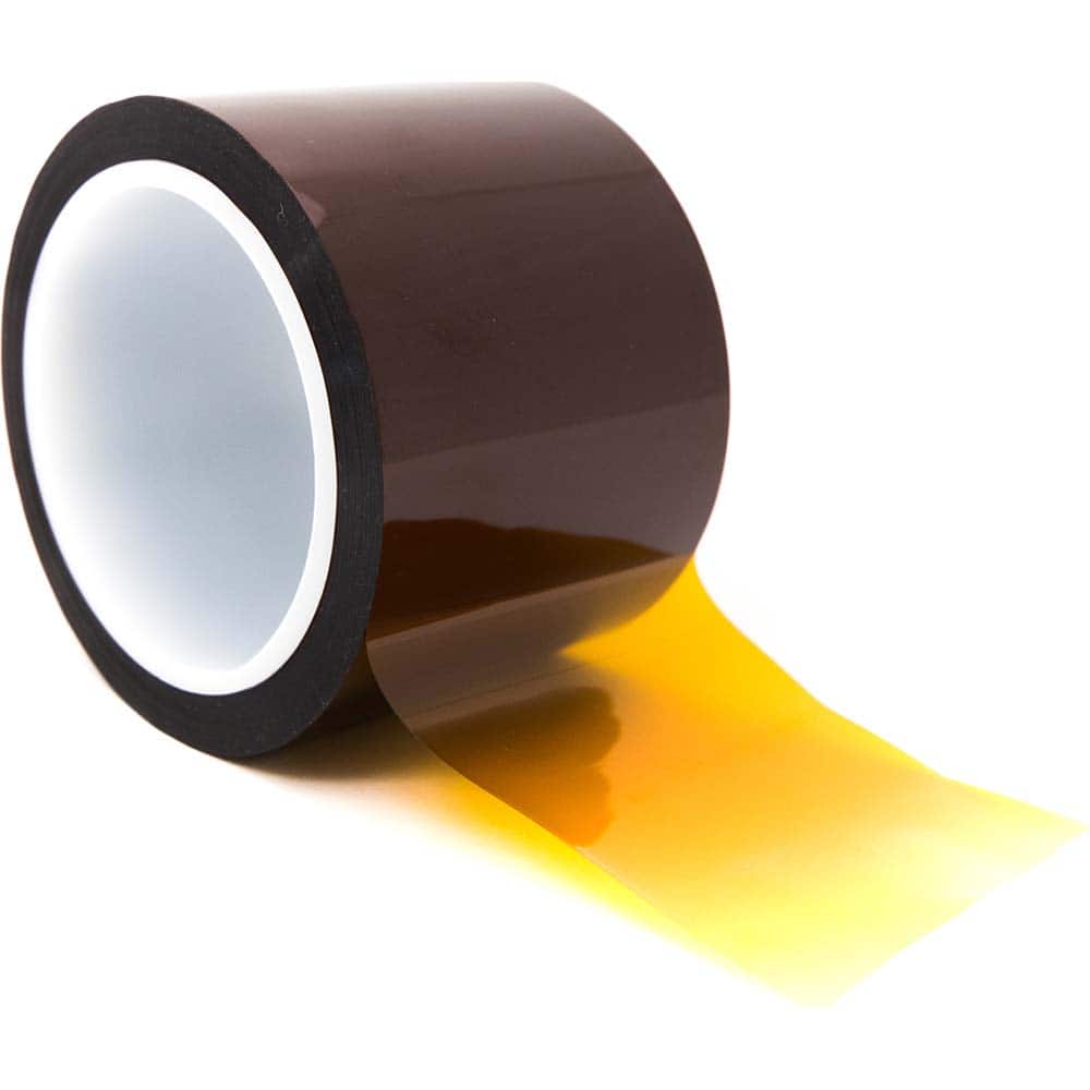 Bertech - Film Tape; Material Type: Polyimide ; Thickness (mil): 3.5000 ; Color: Amber ; Adhesive Material: Silicone ; Width (Inch): 5.91 ; Width (mm): 150.00 - Exact Tooling