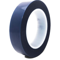 Bertech - Masking & Painters Tape; Tape Type: High Temperature Masking Tape ; Material Type: Polyester Film ; Width (Inch): 1-1/8 ; Length (Feet): 216.000 ; Length (yd): 72.00 ; Color: Blue - Exact Tooling