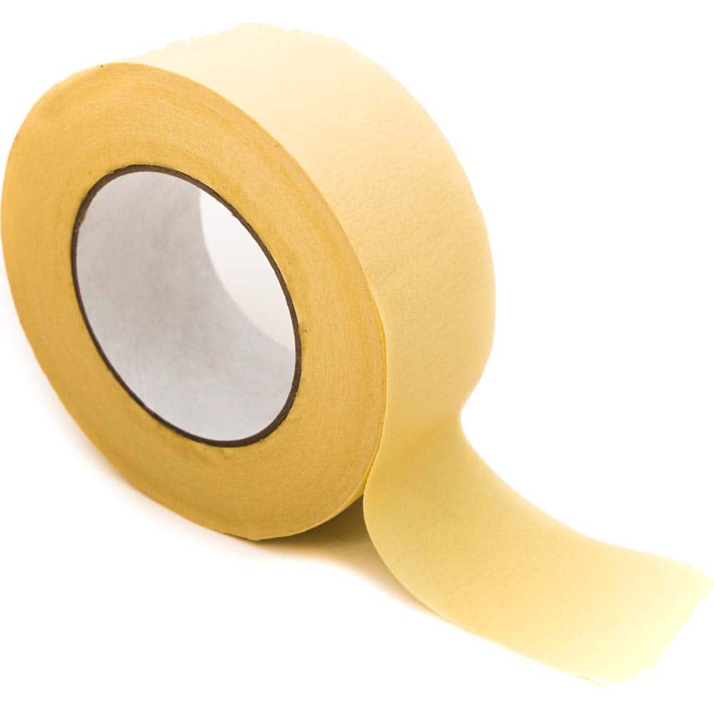 Bertech - Masking & Painters Tape; Tape Type: High Temperature Masking Tape ; Material Type: Crepe Paper ; Width (Inch): 10 ; Length (Feet): 180.000 ; Length (yd): 60.00 ; Color: Beige - Exact Tooling