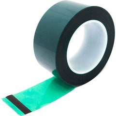 Bertech - Masking & Painters Tape; Tape Type: High Temperature Masking Tape ; Material Type: Polyester Film ; Width (Inch): 5 ; Length (Feet): 216.000 ; Length (yd): 72.00 ; Color: Green - Exact Tooling