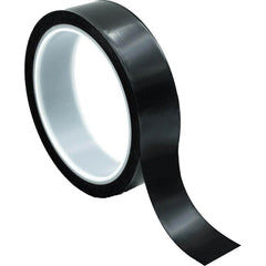 Bertech - Film Tape; Material Type: Polyimide ; Thickness (mil): 2.5000 ; Color: Black ; Adhesive Material: Silicone ; Width (Inch): 4.92 ; Width (mm): 125.00 - Exact Tooling