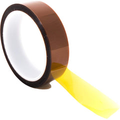 Bertech - Film Tape; Material Type: Polyimide ; Thickness (mil): 2.5000 ; Color: Amber ; Adhesive Material: Silicone ; Width (Inch): 7/8 ; Length (Feet): 108.000 - Exact Tooling