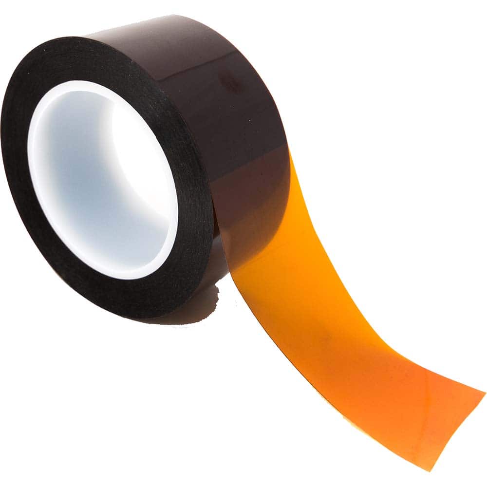 Bertech - Film Tape; Material Type: Polyimide ; Thickness (mil): 6.5000 ; Color: Amber ; Adhesive Material: Silicone ; Width (Inch): 1-3/4 ; Length (Feet): 108.000 - Exact Tooling