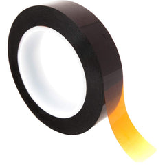 Bertech - Film Tape; Material Type: Polyimide ; Thickness (mil): 6.5000 ; Color: Amber ; Adhesive Material: Silicone ; Width (Inch): 7/8 ; Length (Feet): 108.000 - Exact Tooling