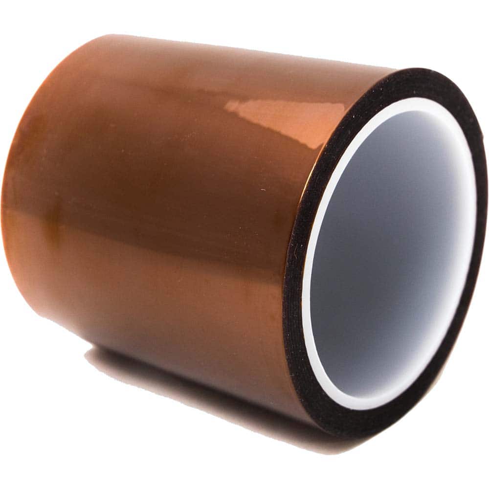 Bertech - Film Tape; Material Type: Polyimide ; Thickness (mil): 2.5000 ; Color: Amber ; Adhesive Material: Silicone ; Width (Inch): 2.95 ; Width (mm): 75.00 - Exact Tooling