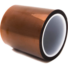 Bertech - Film Tape; Material Type: Polyimide ; Thickness (mil): 2.5000 ; Color: Amber ; Adhesive Material: Silicone ; Width (Inch): 3.94 ; Width (mm): 100.00 - Exact Tooling