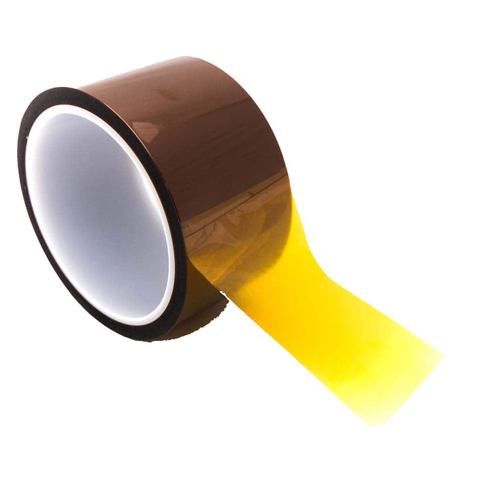 Bertech - Film Tape; Material Type: Polyimide ; Thickness (mil): 3.5000 ; Color: Amber ; Adhesive Material: Silicone ; Width (Inch): 2-1/2 ; Length (Feet): 108.000 - Exact Tooling