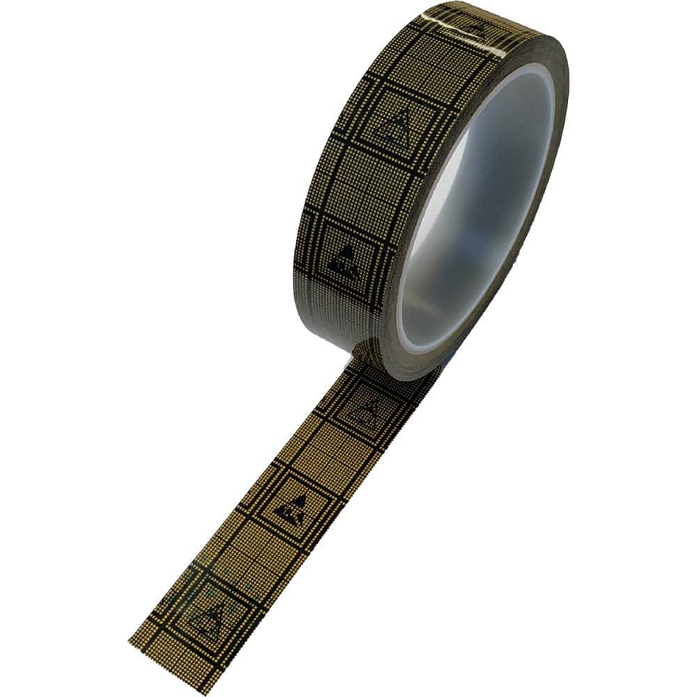 Bertech - Anti-Static Packaging; Type: Conductive Grid Tape ; Width (Inch): 4 ; Length (Inch): 1296 ; Thickness (mil): 1.9000 ; Color: Brown - Exact Tooling