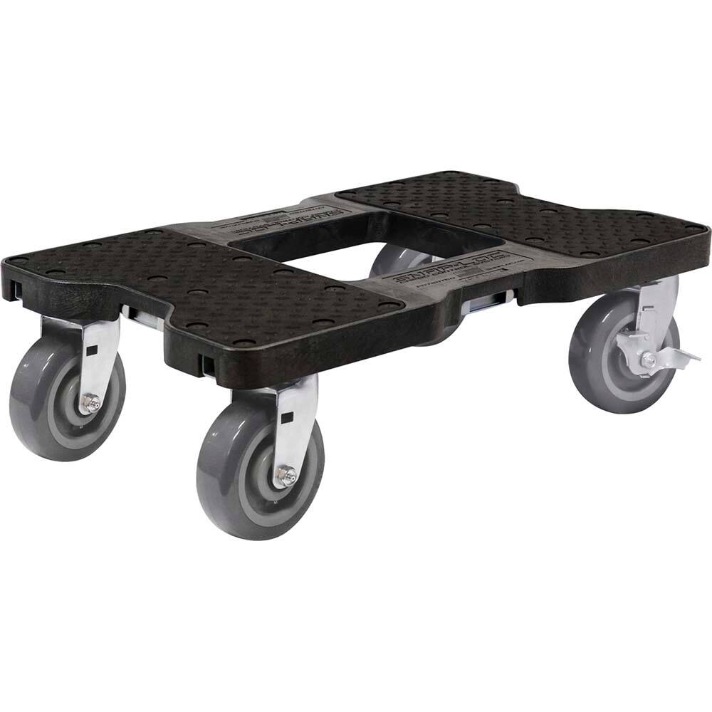 Snap-Loc - Dollies; Load Capacity (Lb.): 1800.000 ; Material: HDPE ; Length: 32 (Inch); Width (Inch): 20-1/2 ; Wheel Diameter (Decimal Inch): 4.0000 ; Height (Inch): 9 - Exact Tooling