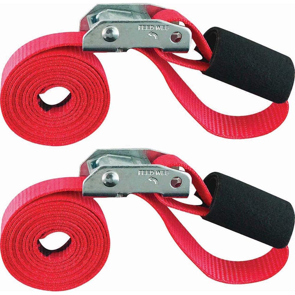 Snap-Loc - Slings & Tiedowns (Load-Rated); Type: Tie Down ; Length (Feet): 6 ; Width (Inch): 1 ; Basket Capacity (Lb.): 1500 ; Load Capacity (Lb.): 500.000 ; Material: Polyester; Steel - Exact Tooling
