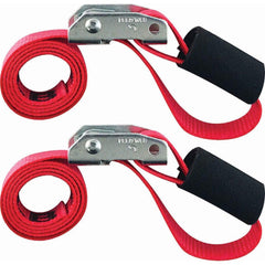 Snap-Loc - Slings & Tiedowns (Load-Rated); Type: Tie Down ; Length (Feet): 3 ; Width (Inch): 1 ; Basket Capacity (Lb.): 1500 ; Load Capacity (Lb.): 500.000 ; Material: Polyester; Steel - Exact Tooling