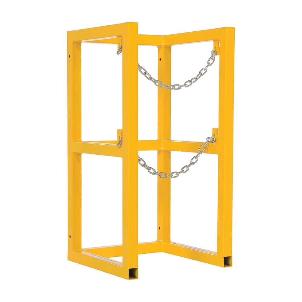 Vestil - Gas Cylinder Carts, Racks, Stands & Holders; Type: Cylinder Barricade Rack ; Fits Cylinder Diameter: 4, 5, 6, 7, 8, 9, 10, 11, 12, 13, 14 (Inch); Number of Cylinders: 0 ; Width (Inch): 16-1/2 ; Width (Decimal Inch): 16.5000 ; Height (Inch): 32 - Exact Tooling