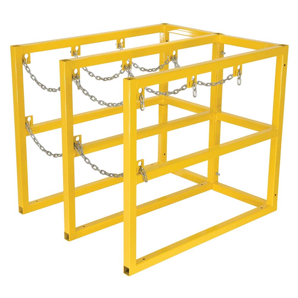 Vestil - Gas Cylinder Carts, Racks, Stands & Holders; Type: Cylinder Barricade Rack ; Fits Cylinder Diameter: 4, 5, 6, 7, 8, 9, 10, 11, 12, 13, 14 (Inch); Number of Cylinders: 0 ; Width (Inch): 15-1/4 ; Height (Inch): 32 ; Height (Inch): 32 - Exact Tooling