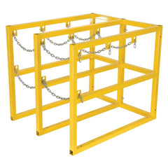 Vestil - Gas Cylinder Carts, Racks, Stands & Holders; Type: Cylinder Barricade Rack ; Fits Cylinder Diameter: 4, 5, 6, 7, 8, 9, 10, 11, 12, 13, 14 (Inch); Number of Cylinders: 0 ; Width (Inch): 15-1/4 ; Height (Inch): 32 ; Height (Inch): 32 - Exact Tooling