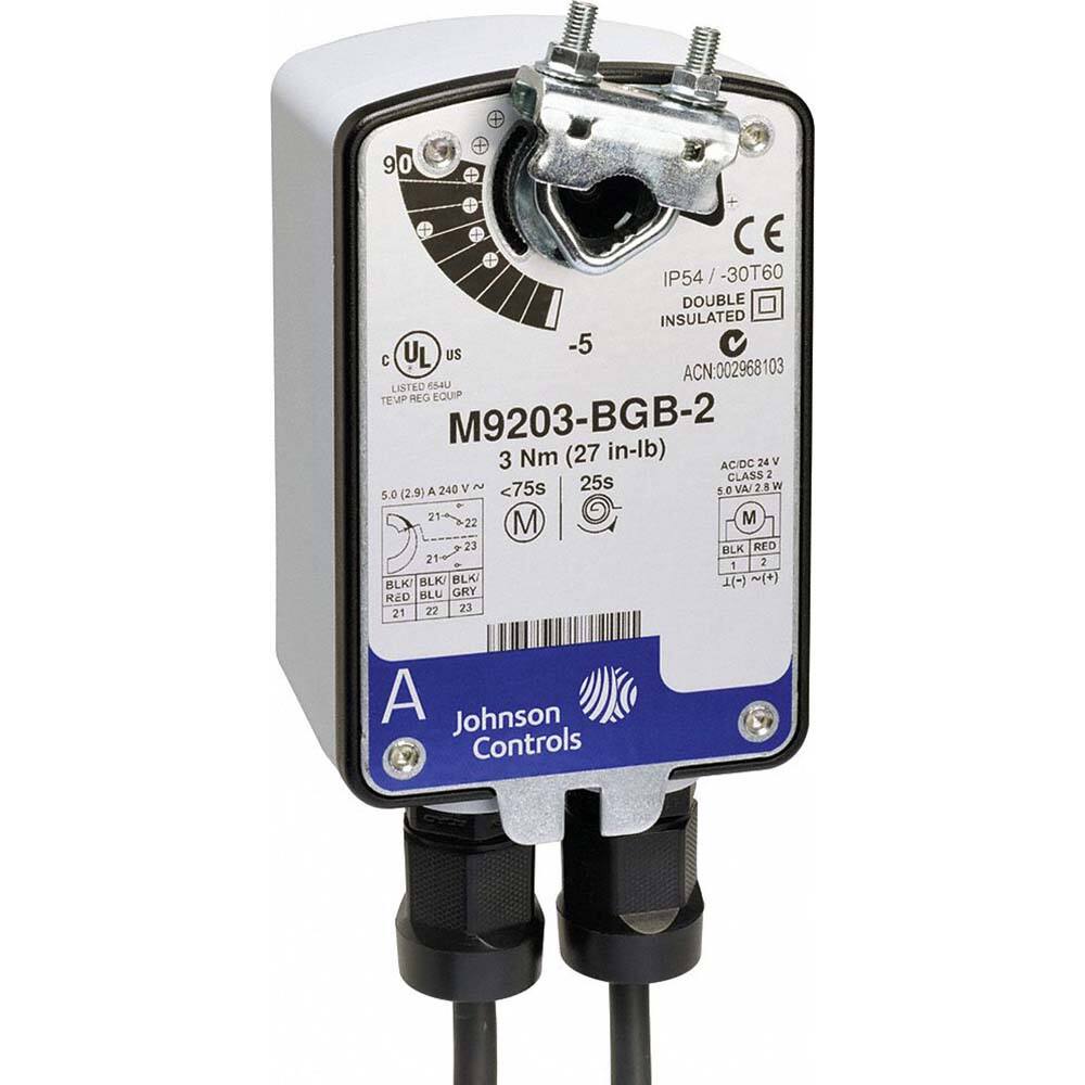 Johnson Controls - Valve Actuators; Type: Self-Centering Clamping ; For Use With: Dampers and Valves - Exact Tooling