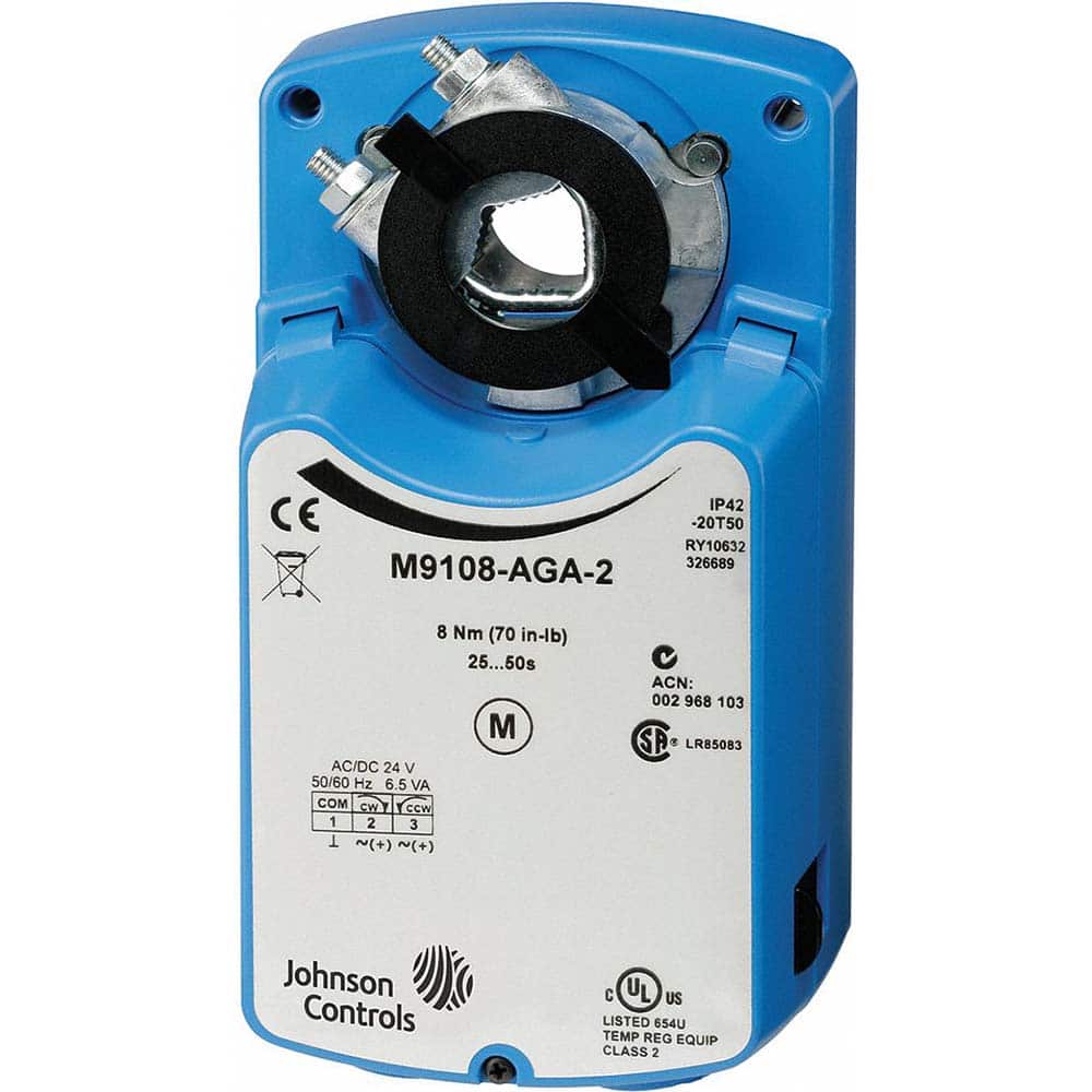 Johnson Controls - Valve Actuators; Type: Self-Centering Clamping ; For Use With: Dampers and Valves - Exact Tooling