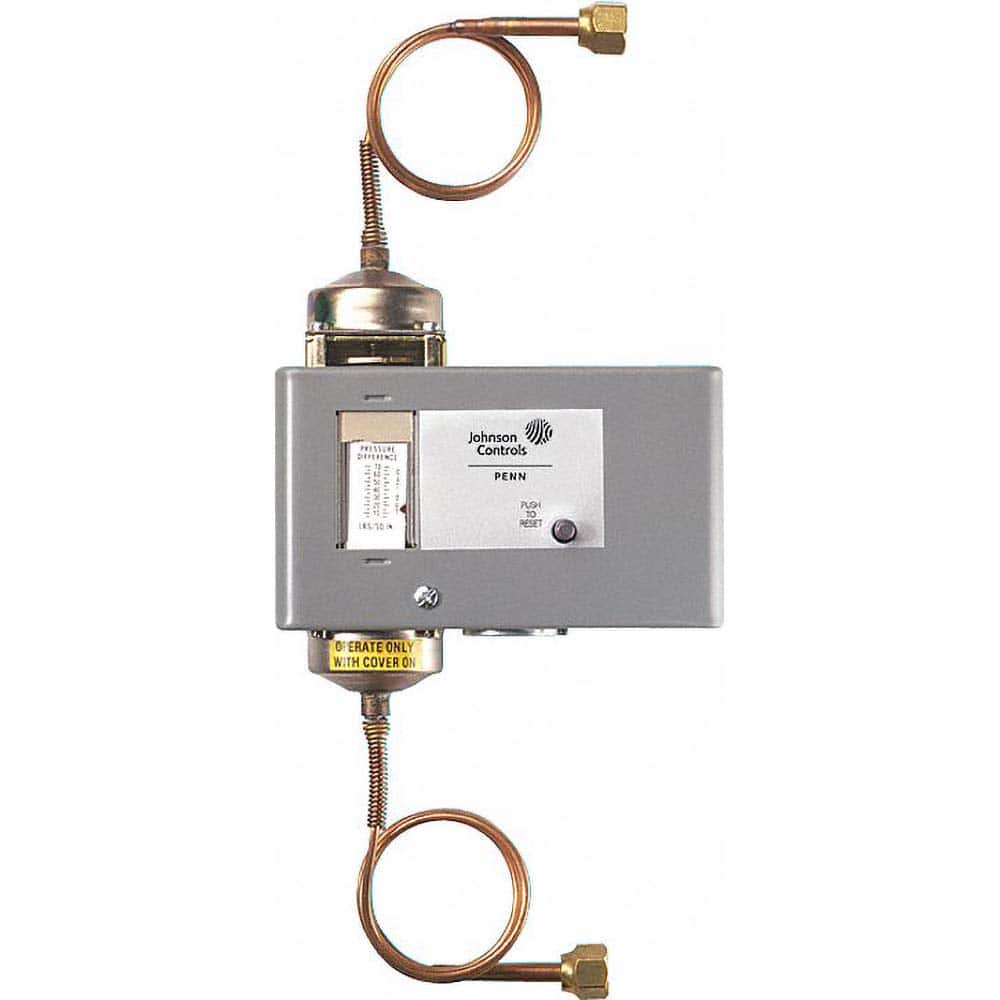 Johnson Controls - Pressure, Vacuum & Compound Switches; Maximum Adjustable Range: 70 psi ; Minimum Adjustable Range: 8 psi ; Type: Lube Oil Pressure Cutout Control W/Time Delay ; Maximum Pressure Setting: 70 psi ; Thread Size: 1/4 ; Thread Type: Flare - Exact Tooling